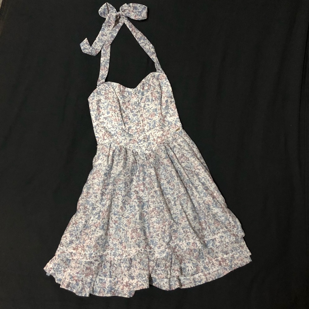 GUESS pin up style halter dress